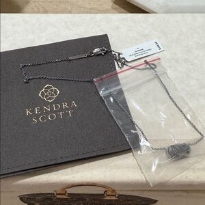 Kendra Scott Gray Pendant Necklace